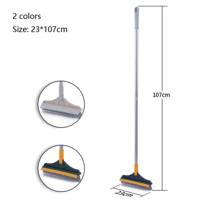 CornerClean Dual-Action Floor & Tile Brush